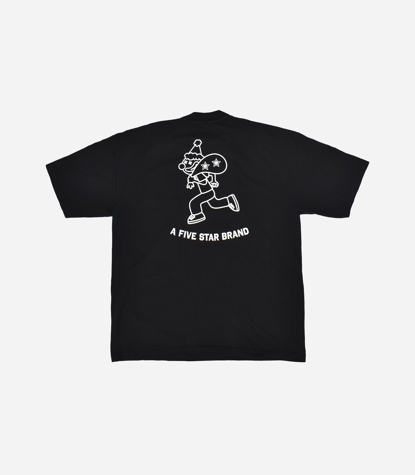 FIVE STAR TEE - BLACK