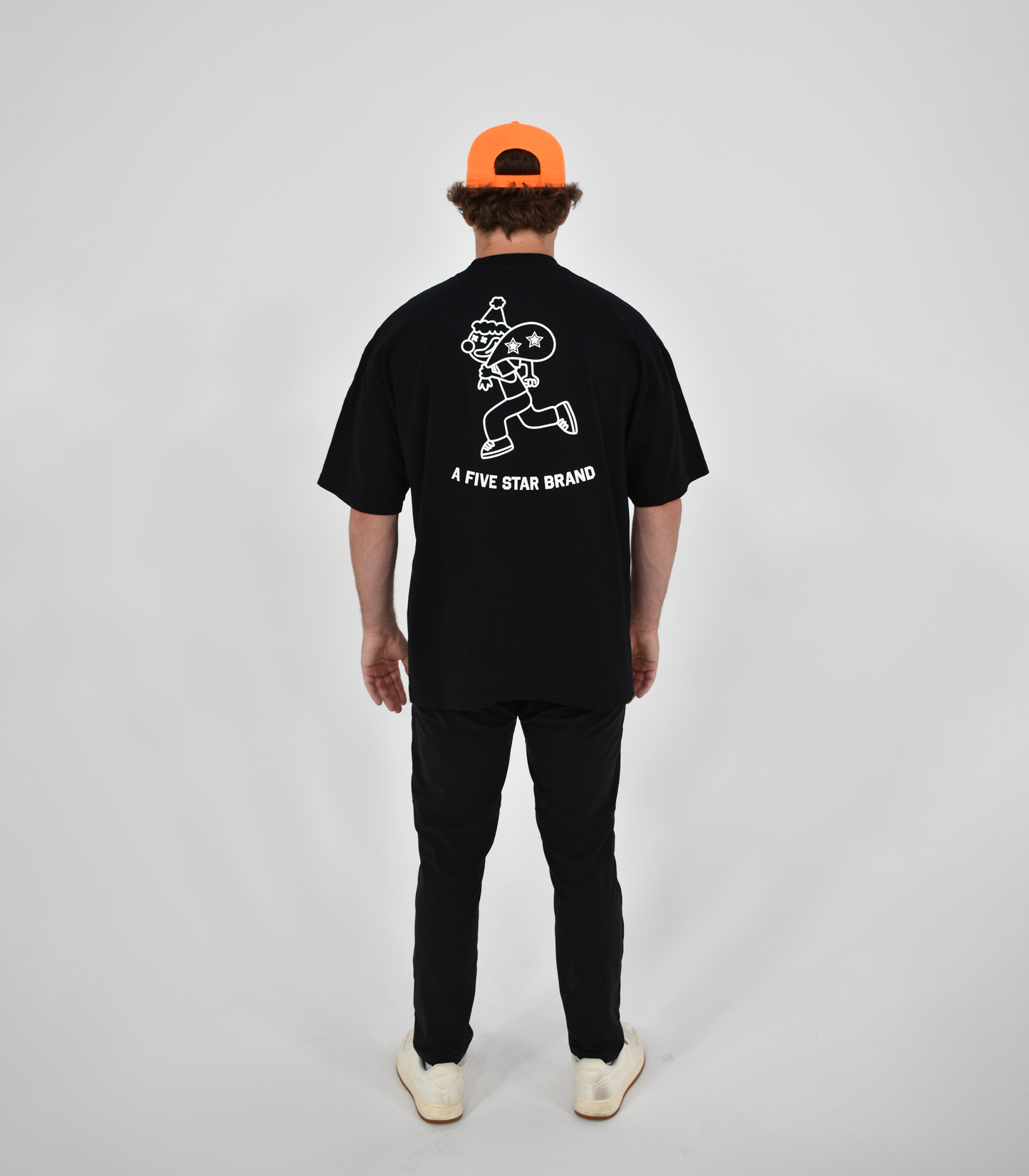 FIVE STAR TEE - BLACK