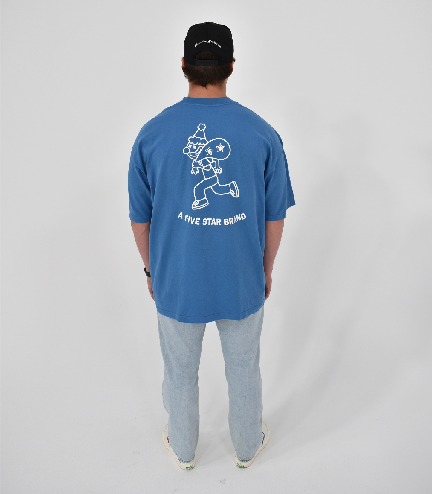 FIVE STAR TEE - BLUE