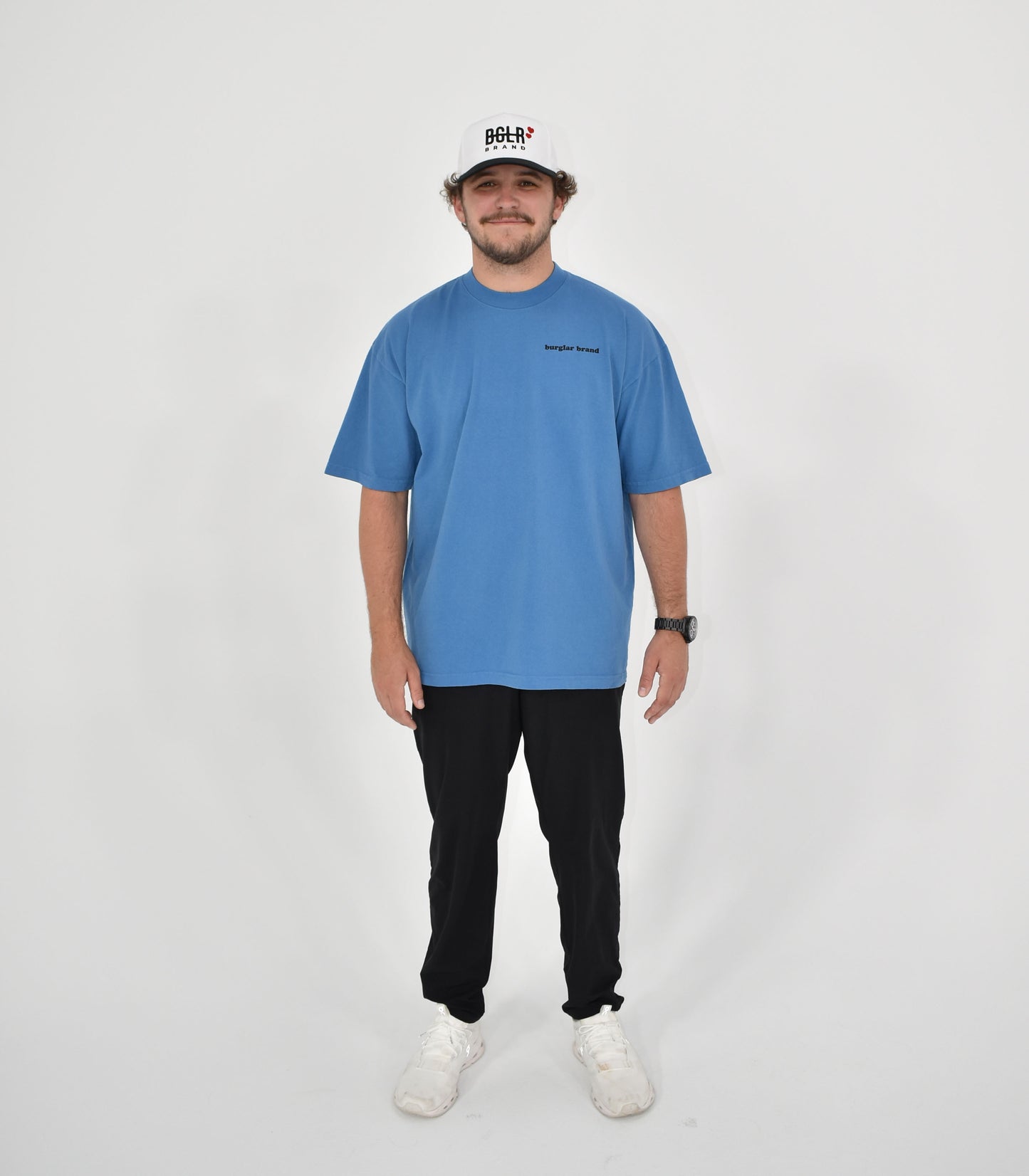 MEMBER TEE - BLUE/BLACK