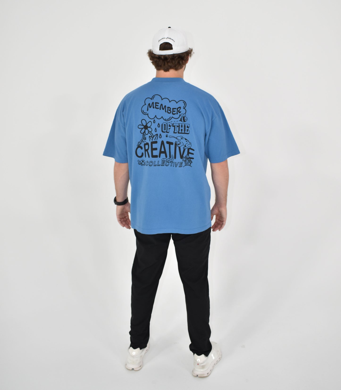 MEMBER TEE - BLUE/BLACK