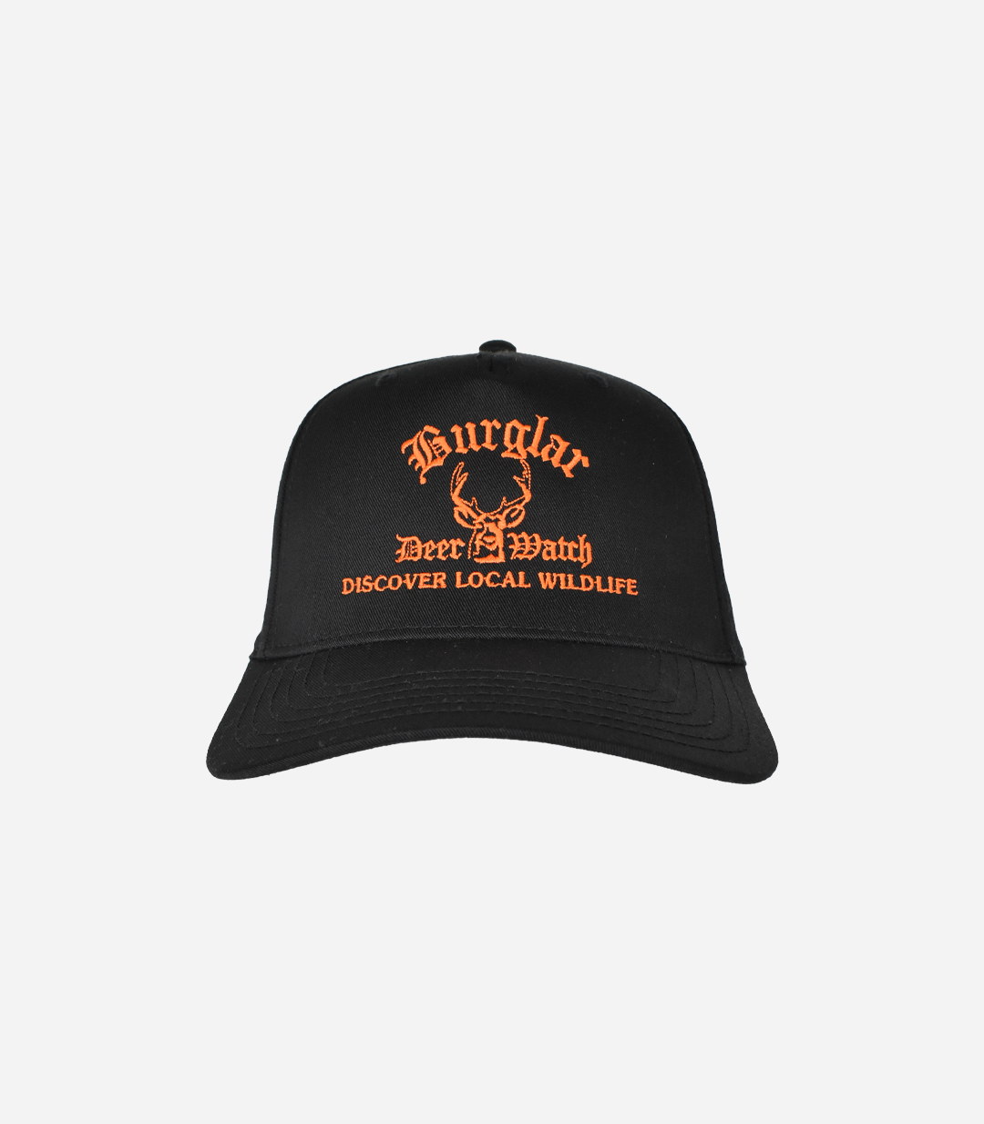 DEER WATCH CAP - BLACK/ORANGE