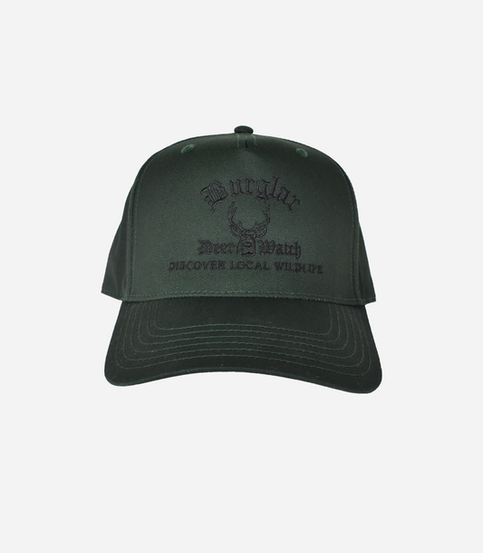 DEER WATCH CAP - GREEN/BLACK